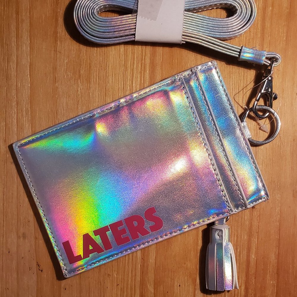 Travel Lanyard Bag Silver